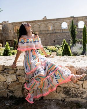 Vestido Frida neon