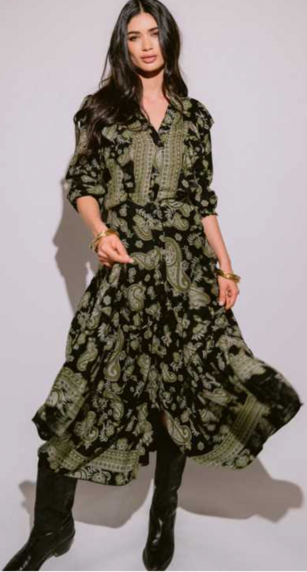 Falda cashmire green - Imagen 3