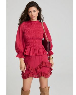 Conjunto Amelie borgoña