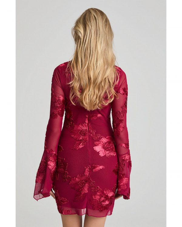Vestido burgundy - Imagen 3