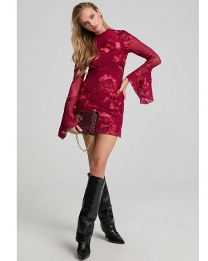 Vestido burgundy