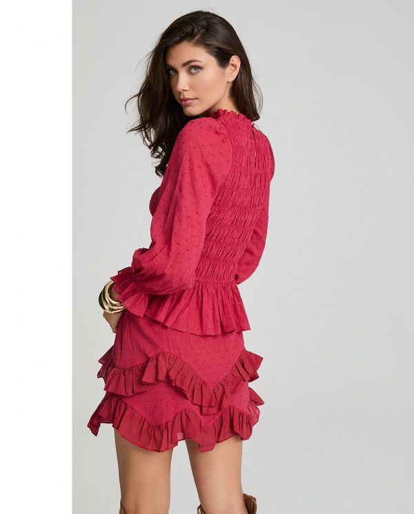 Conjunto Amelie borgoña - Imagen 2