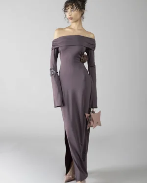 Vestido Lumiere marrón