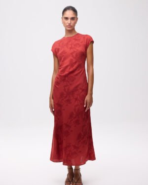 Vestido Adriana rojo