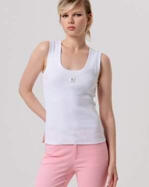 Camiseta thank blanca