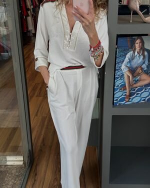 Pantalón Niza blanco POR ENCARGO
