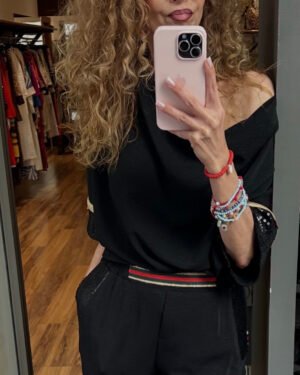 Blusa Jupiter negra