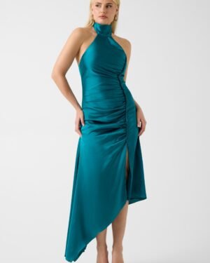 Vestido petróleo